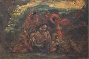 Eugene Delacroix Pieta (mk05) Sweden oil painting artist